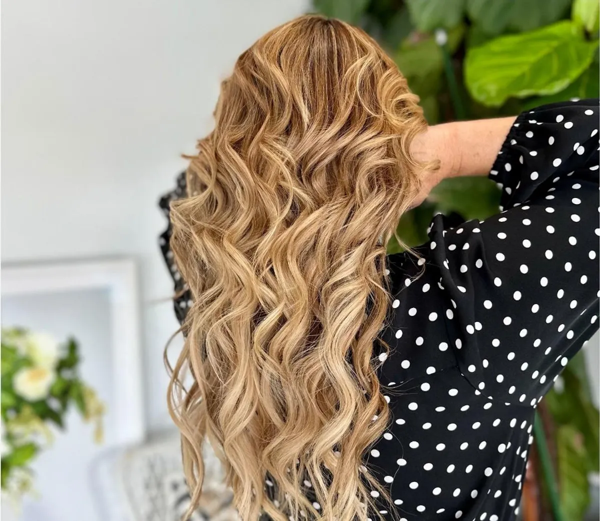 Blonde Wavy Hair – Long Wigs For Women(PURE HUMAN HAIR WIG)