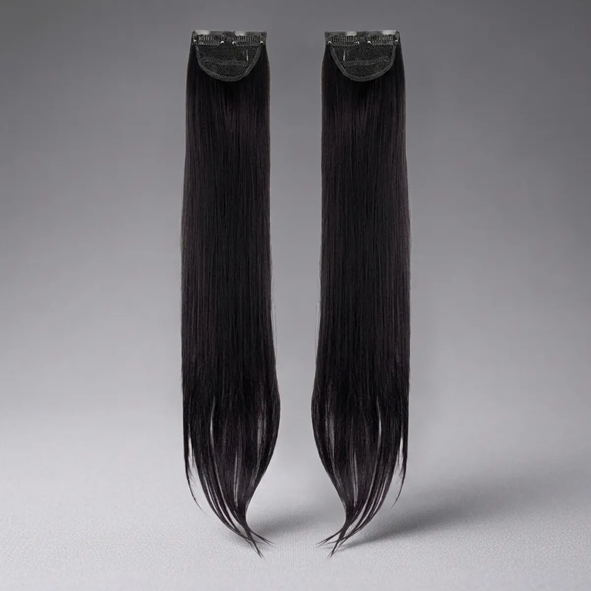 Long Straight Clip-In Hair Extensions (Pack of 2)