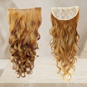 Long Wavy Blonde Hair Extension With Clips