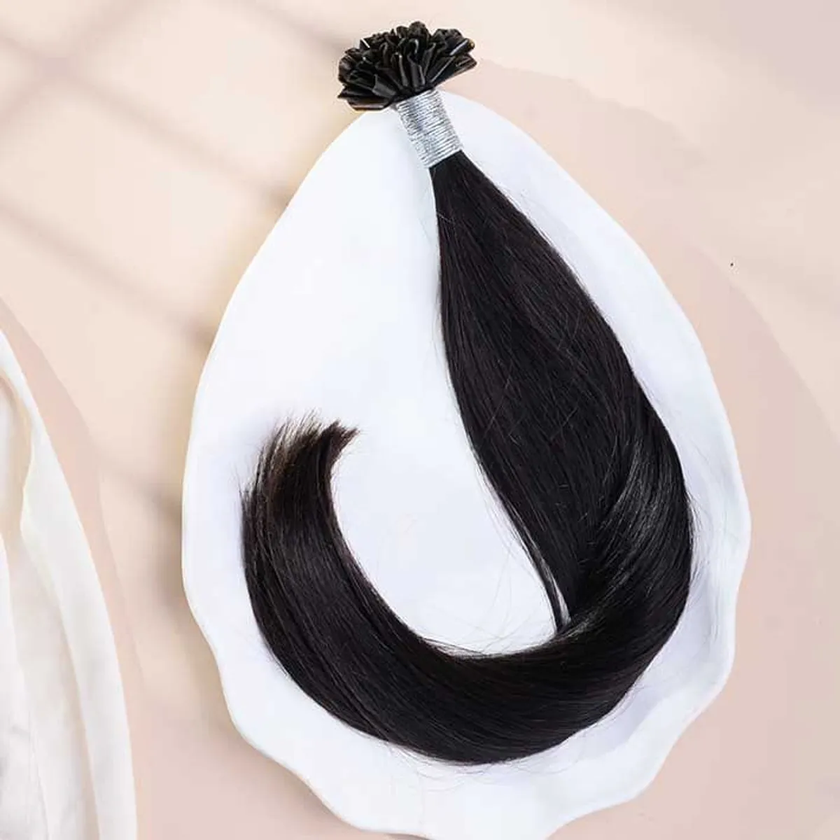 Pre-Bonded U-Tip,i tip Keratin Hair Extensions (100 strands ) - Image 2