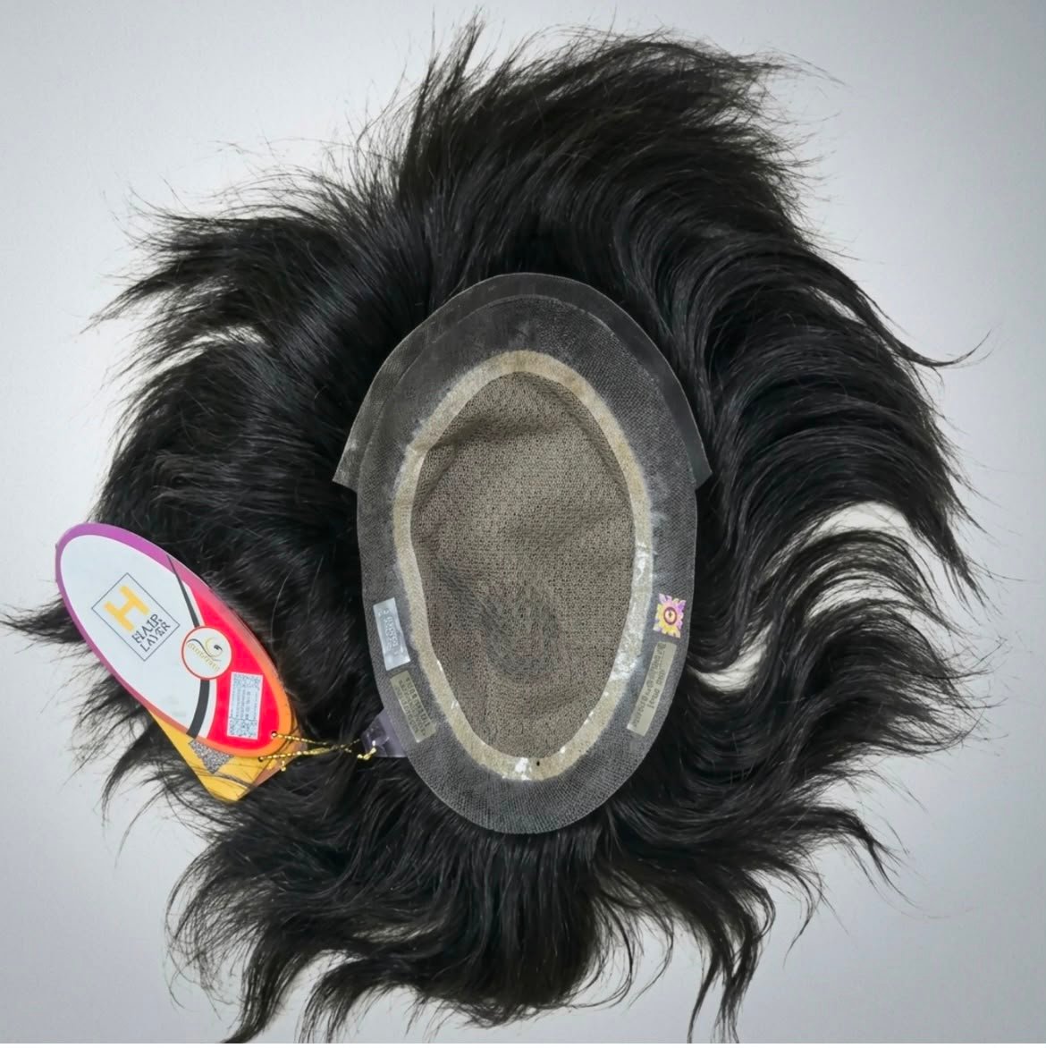 Men's Hair Patches – Natural Black Human Hair usa golden - Image 3