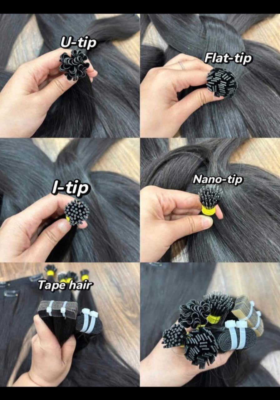 Pre-Bonded U-Tip,i tip Keratin Hair Extensions (100 strands ) - Image 3